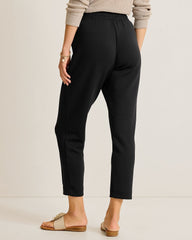 Palm Voyage Pintuck Pants - Black