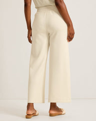 Palm Voyage Wide-Leg Pants - Bleached Sand