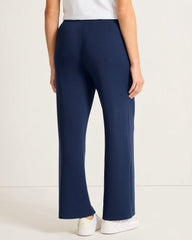 Palm Voyage Wide-Leg Pants - Coastline