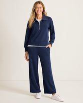 Palm Voyage Wide-Leg Pants - Coastline