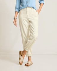 Stretch-Twill Joggers - Vanilla Ice