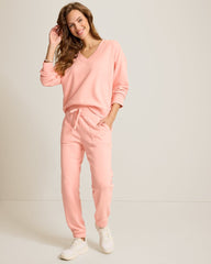 Marina Del Mar Joggers - Light Salmon