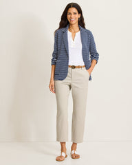 Coastal Beach Cropped Chino - Khaki Sand