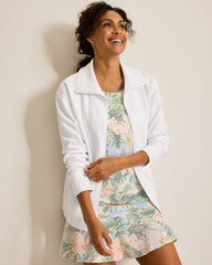 Tobago Bay Full-Zip Sweatshirt - White