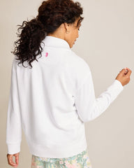 Tobago Bay Full-Zip Sweatshirt - White