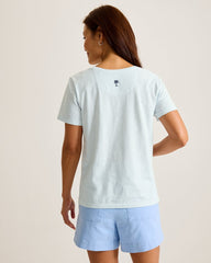 Paradise Breeze Jersey T-Shirt - Cloud Nine Blue