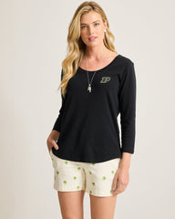 Collegiate Ashby Isles 3/4-Scoop-Neck T-Shirt - Purdue