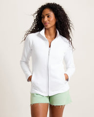 Aruba Full-Zip Sweatshirt - White