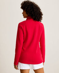 Aruba Half-Zip Sweatshirt - Tango Red
