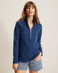 Aruba Half-Zip Sweatshirt - Island Navy