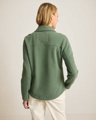 Marina Del Mar Shirt Jacket - Dark Jade