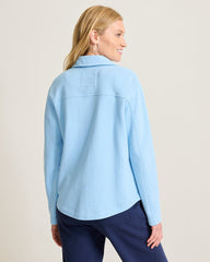 Marina Del Mar Shirt Jacket - Chambray Blue