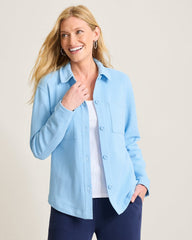 Marina Del Mar Shirt Jacket - Chambray Blue
