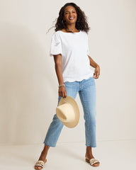 Flora Fresco Lux T-Shirt - White