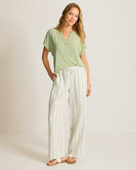 Kauai Split-Neck T-Shirt - Extra Light Margarita