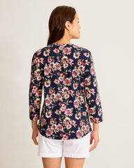 Ashby Isles Tidal Bloom 3/4-Sleeve T-Shirt - Coastline