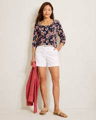 Ashby Isles Tidal Bloom 3/4-Sleeve T-Shirt - Coastline