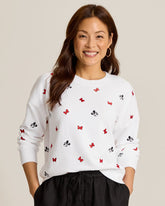 Disney Marina Del Mar Crew Sweatshirt - White