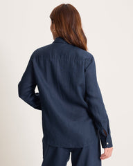 Coastalina Linen Relaxed Shirt - Coastline