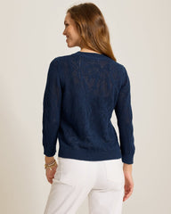 Palm Tropic Crew Sweater - Coastline