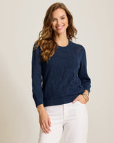 Palm Tropic Crew Sweater - Coastline