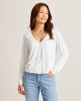 Adeline Linen-Blend Cardigan - White