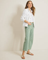 Island Gauze Field Jacket - White