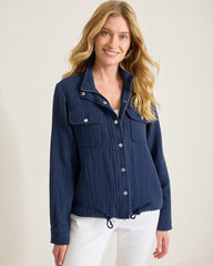 Island Gauze Field Jacket - Coastline
