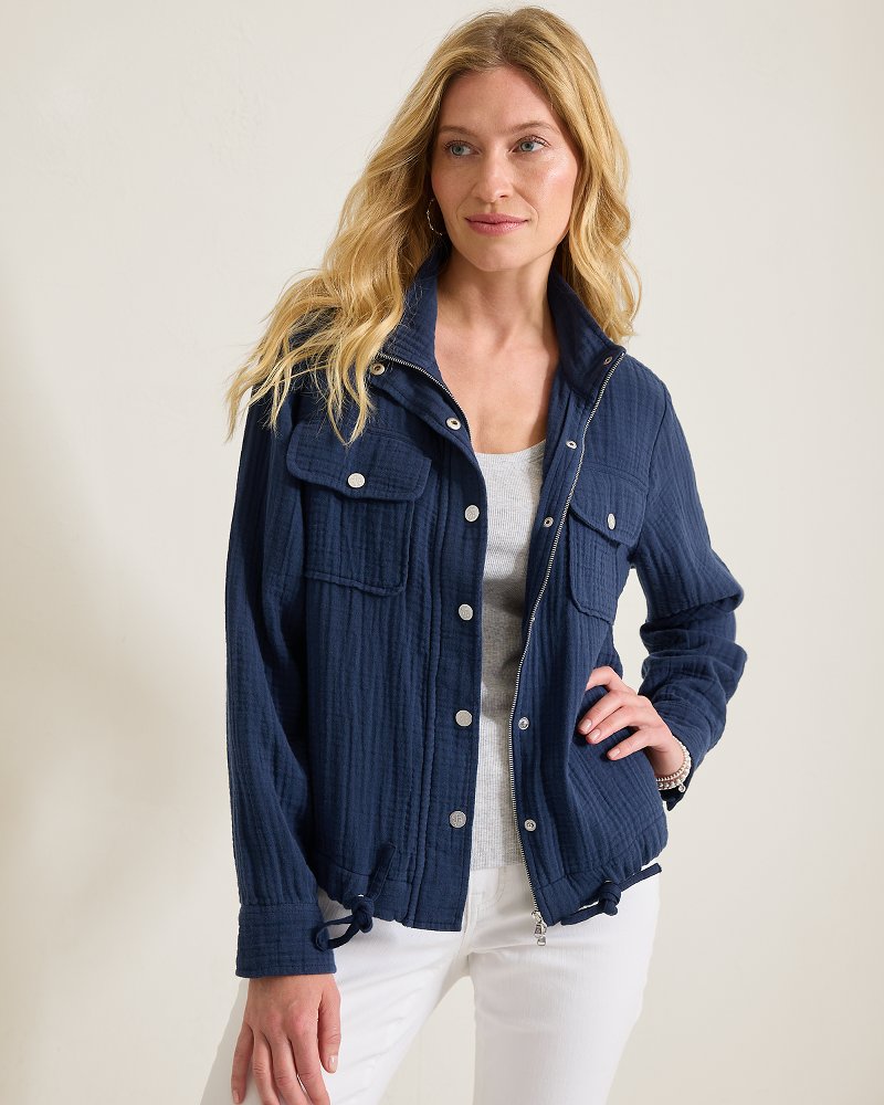 Island Gauze Field Jacket - Coastline