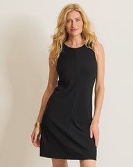Darcy Ottoman Sheath Dress - Black