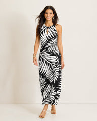 Jasmina Lush Zebra Maxi Dress - Black