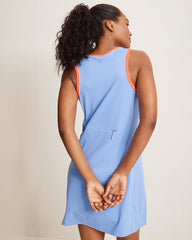 Abby Piped IslandZone Dress - Grape Pools