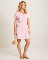 Sunset Harbor Lace-Trim Dress - Cyber Light