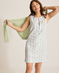 Palm-A-Dora Canopy Shores Zip-Front Dress - Grass