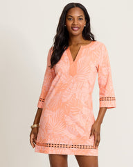 Sunset Harbor Palmae Beach Dress - Dusty Coral