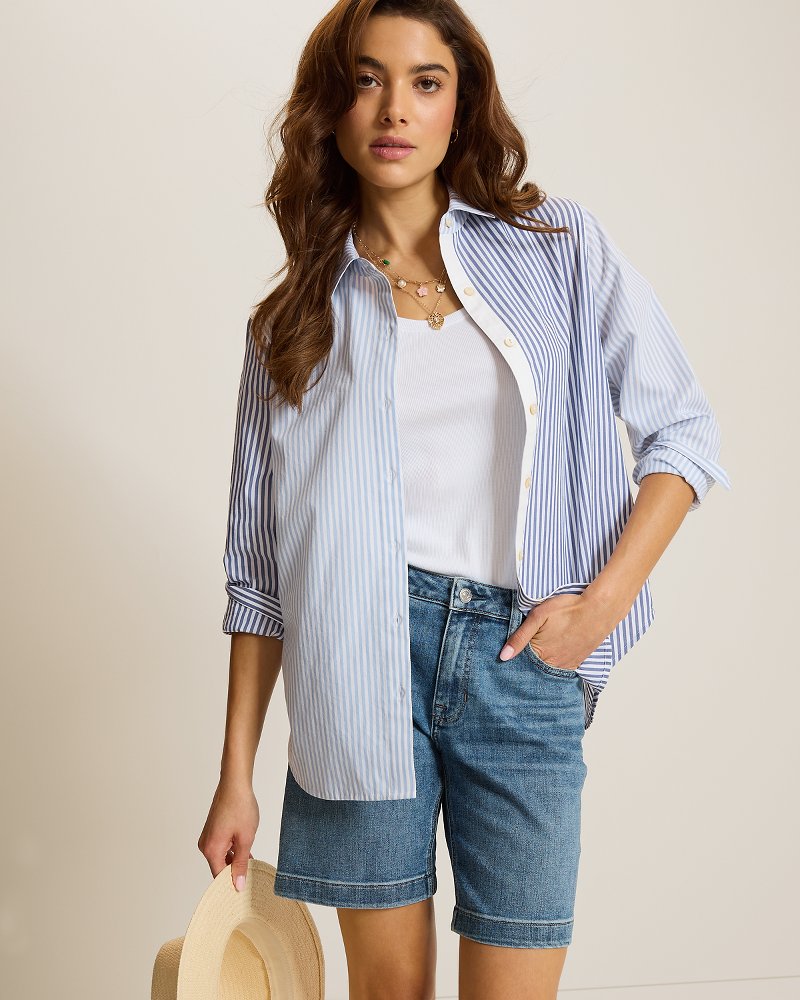 Relaxed Bermuda Shorts - Costa Nova Wash