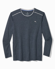 Jersey Long-Sleeve Crewneck T-Shirt - Heathered Blue