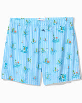 Seersucker Boxers - Dusty Teal