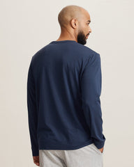 Solid Marlin Jersey Long-Sleeve T-Shirt - Deep Navy