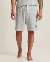 Solid Marlin Jersey Pajama Shorts - Light Heather Grey