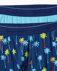 Aloha Print Tech Boxer Briefs - 2-Pack - Island Navy