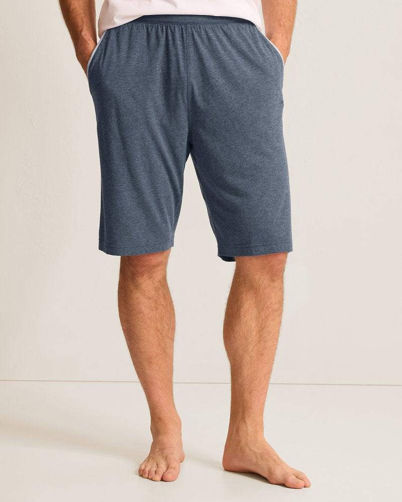 Jersey Lounge Shorts - Heathered Blue