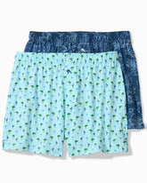 Knit Tropical Paradise Print Boxers - 2-Pack - Oceanfront
