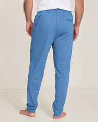 Big & Tall Piqué Joggers - Heathered Blue