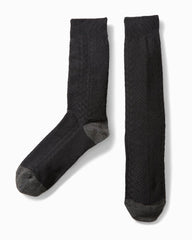 Lauhala Weave Socks - Black
