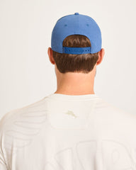 Tommy Bahama Chip Shot Marlin Logo Packable Cap - Dockside Blue