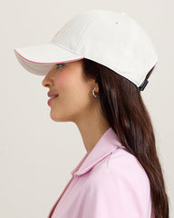 The Ombré Pineapple Packable Cap - White