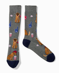 Howl Run Socks - Grey Heather