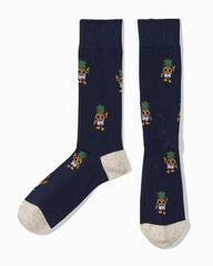 Hello Fine-apple Socks - Coastline
