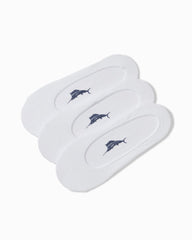 Loafer Liner Marlin Socks - 3 Pack - White